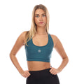 Teal - Side - Skins Womens-Ladies Series-3 Active Sports Bra