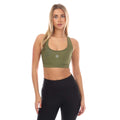 Khaki Green - Front - Skins Womens-Ladies Series-3 Active Sports Bra