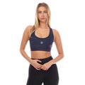 Navy - Front - Skins Womens-Ladies Series-3 Active Sports Bra