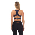 Navy - Back - Skins Womens-Ladies Series-3 Active Sports Bra