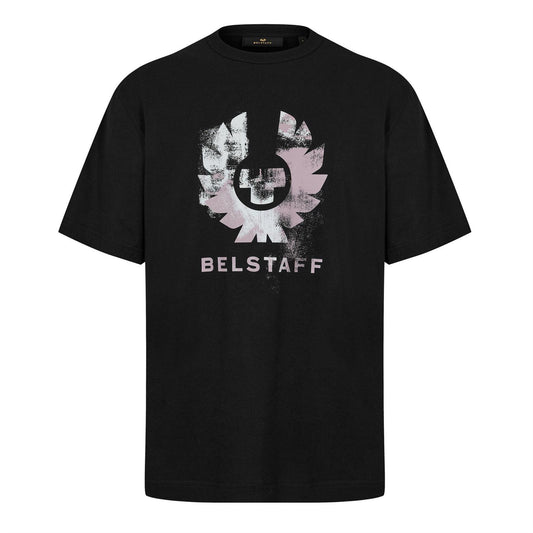 Black - Front - Belstaff Mens Phoenix T-Shirt