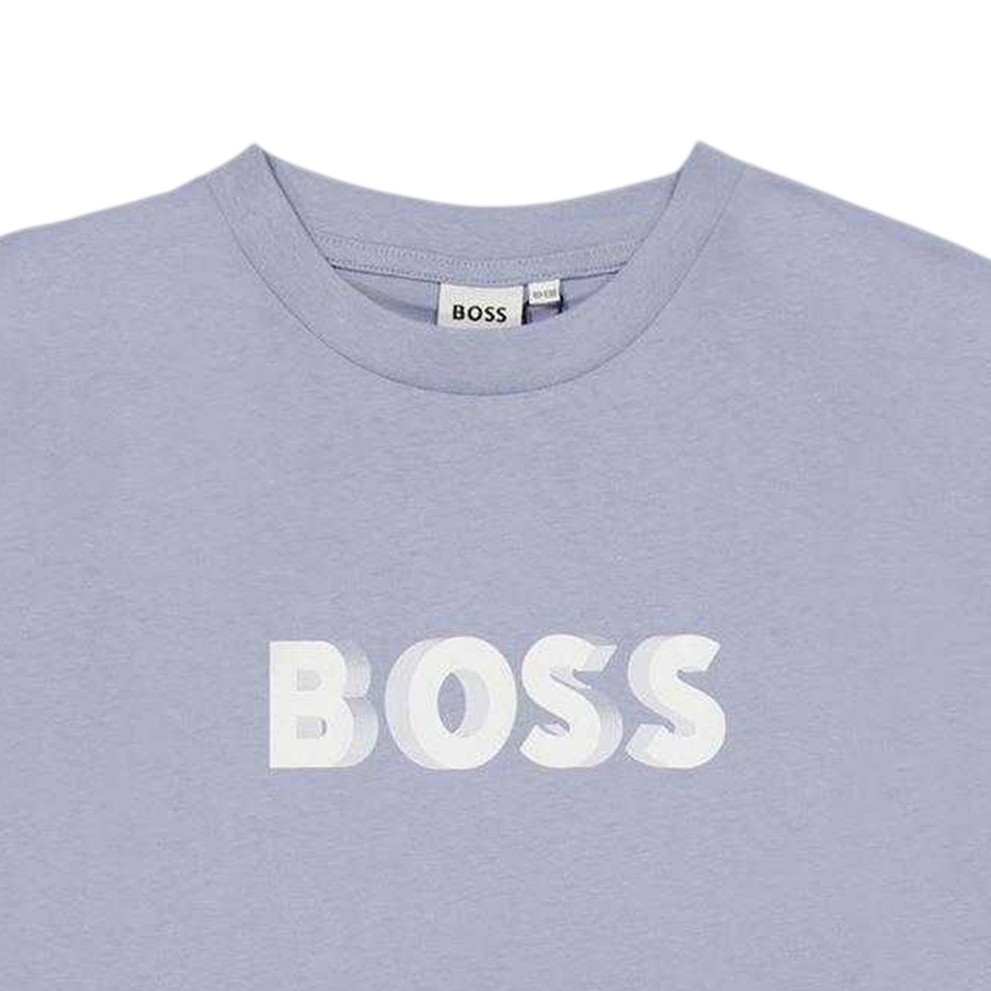Navy - Side - Boss Childrens-Kids Logo T-Shirt & Shorts Set
