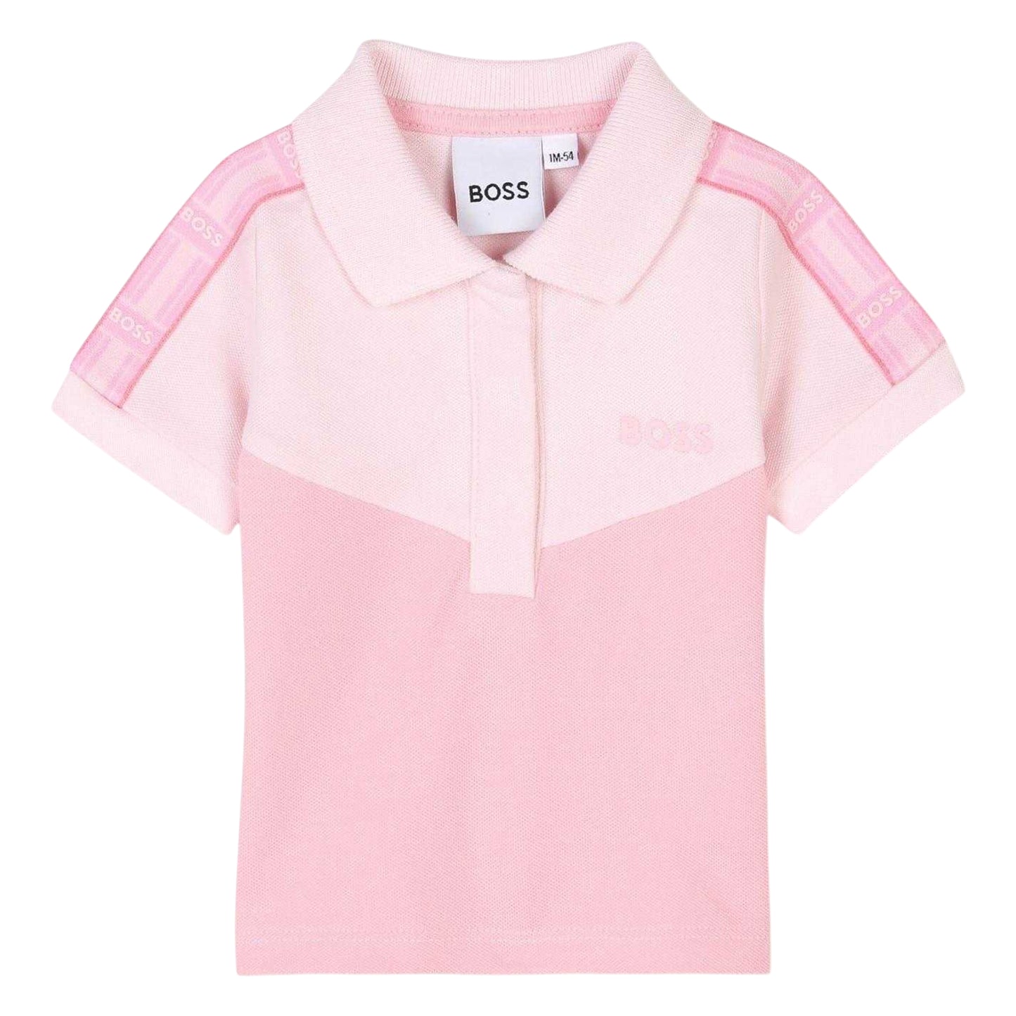Pink - Side - Boss Baby Logo Shirt And Shorts Set