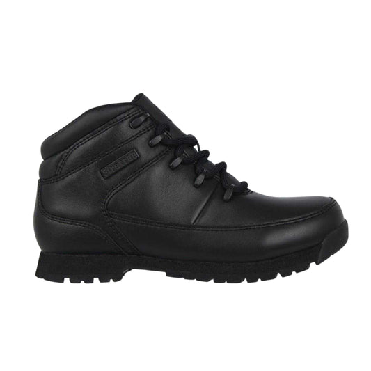 Black - Front - Firetrap Childrens-Kids Rhino Leather Boots