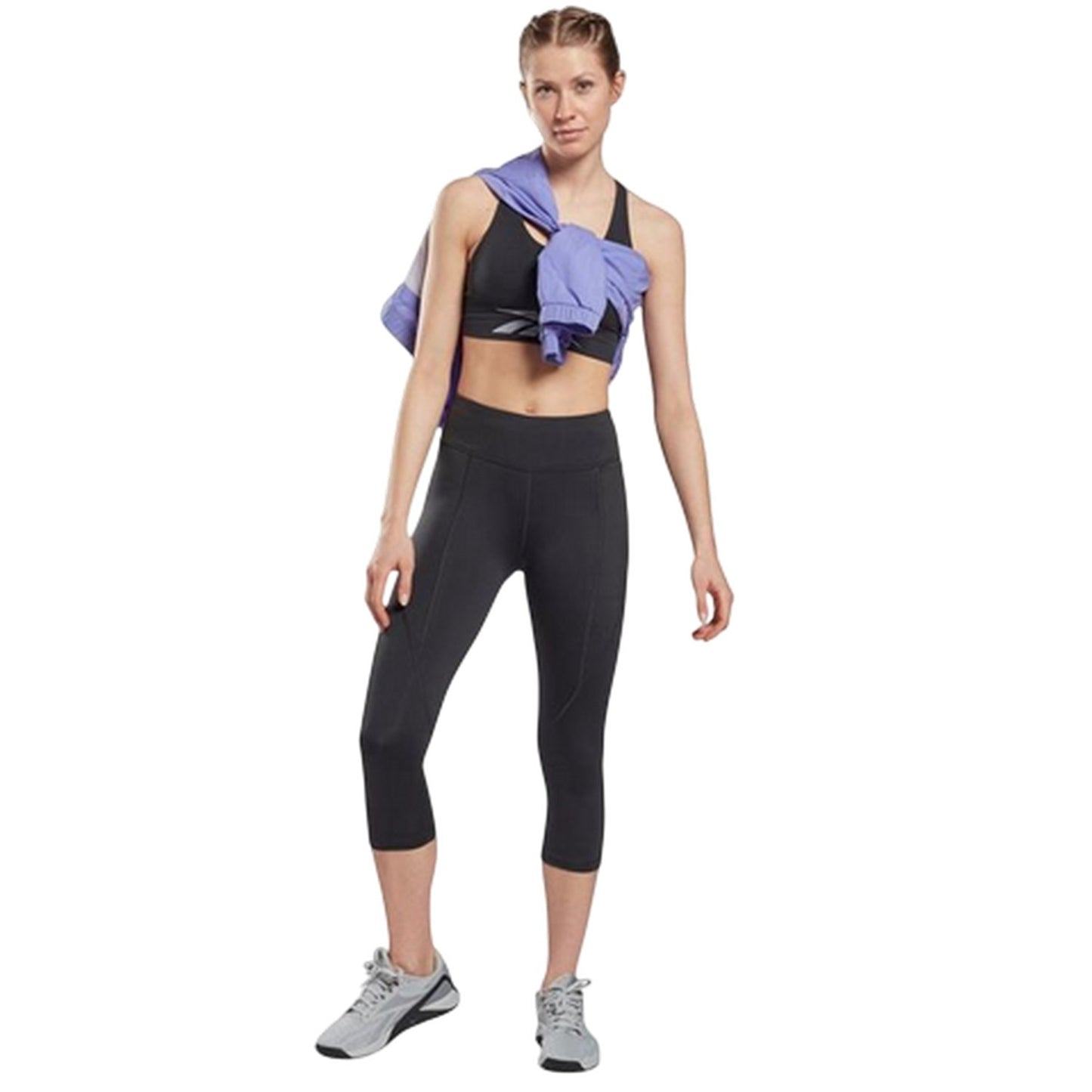 Black - Lifestyle - Reebok Womens-Ladies Active Leggings