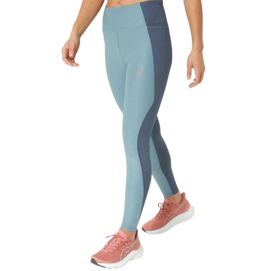 Teal - Front - Asics Womens-Ladies Nagino Running Leggings