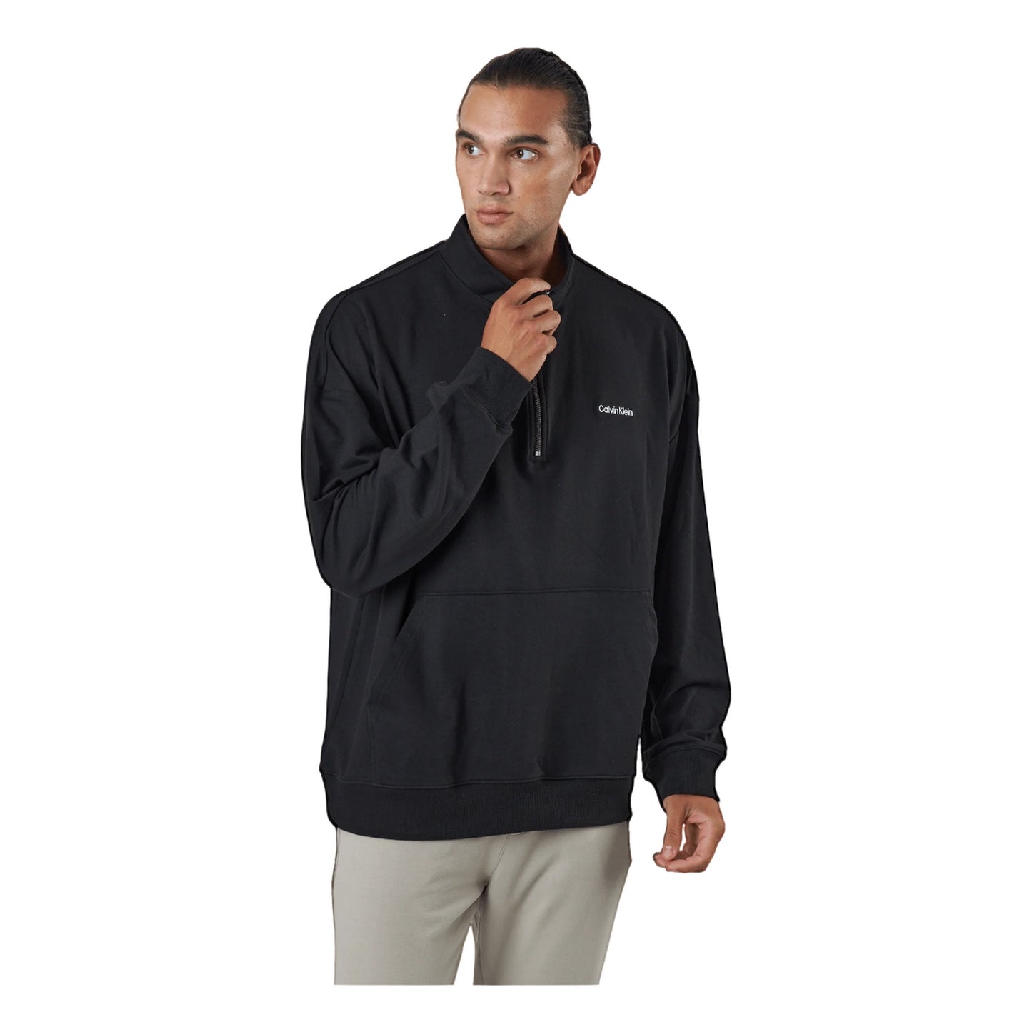 Black - Pack Shot - Calvin Klein Mens Lounge Sweatshirt