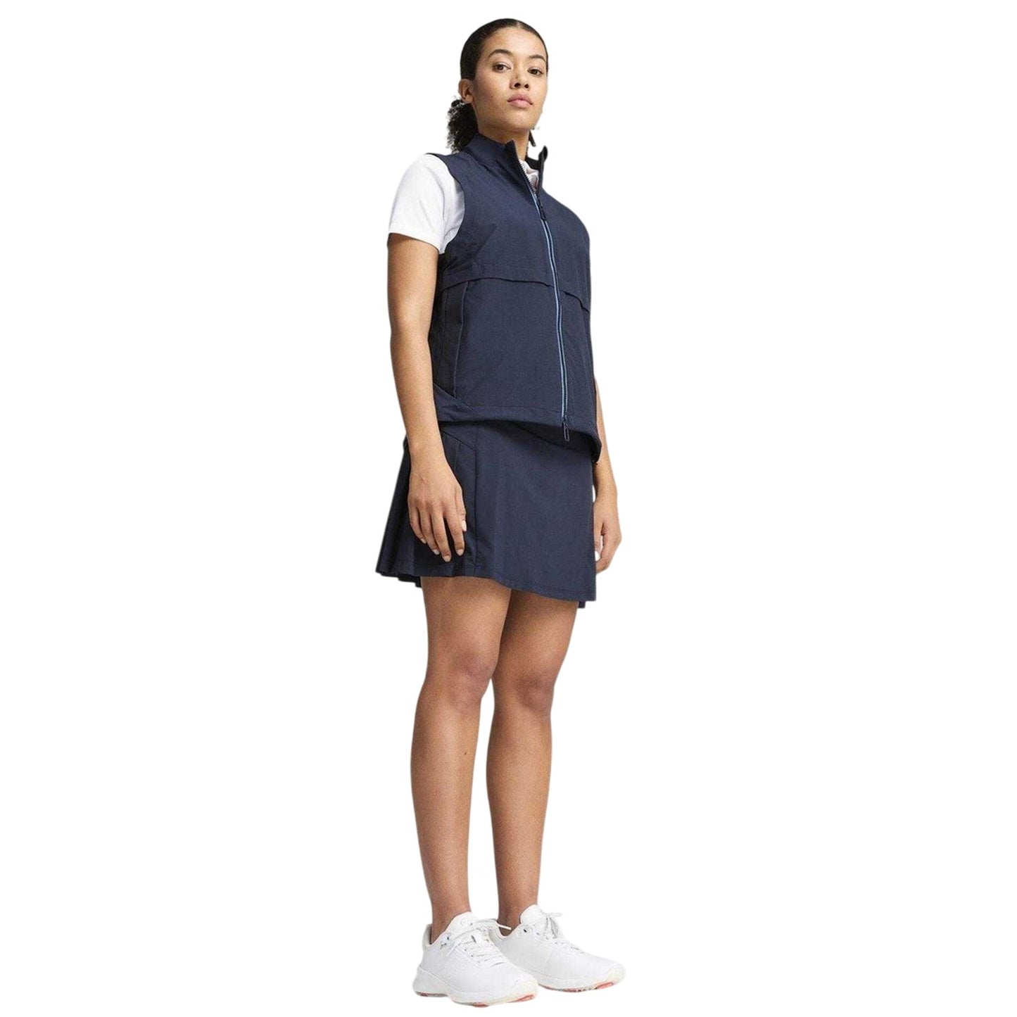 Navy Blazer - Pack Shot - Puma Womens-Ladies Performance Sleeveless Golf Gilet