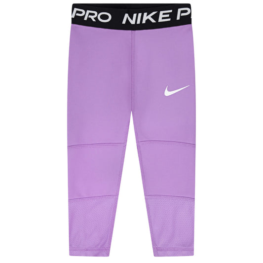 Rush-Fuchsia - Front - Nike Childrens-Kids Pro Leggings