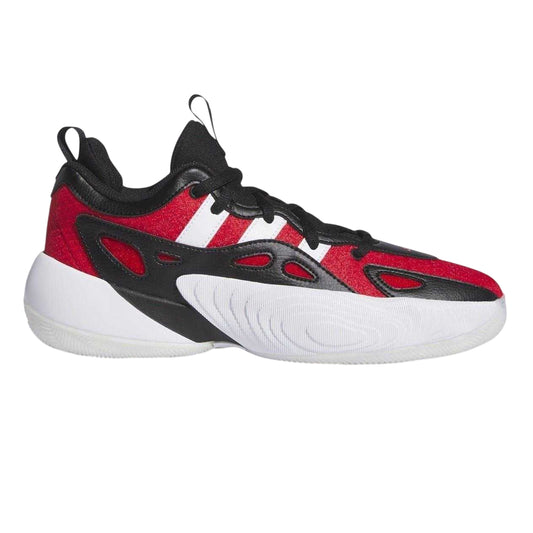 Red-Black-White - Front - Adidas Mens Trae Unlimited Low Trainers