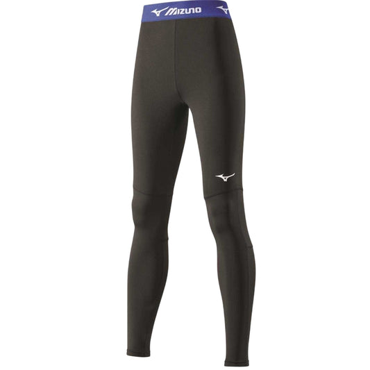 Black - Front - Mizuno Womens-Ladies Fitted Leggings