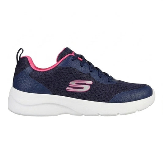 Navy-Pink - Front - Skechers Childrens-Kids Dynamight 2.0 Radius Trainers