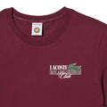 Red - Back - Lacoste Mens Roland Garro Edition Cotton Tennis T-Shirt