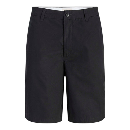 Black - Front - Off White Mens Plain Chino Shorts