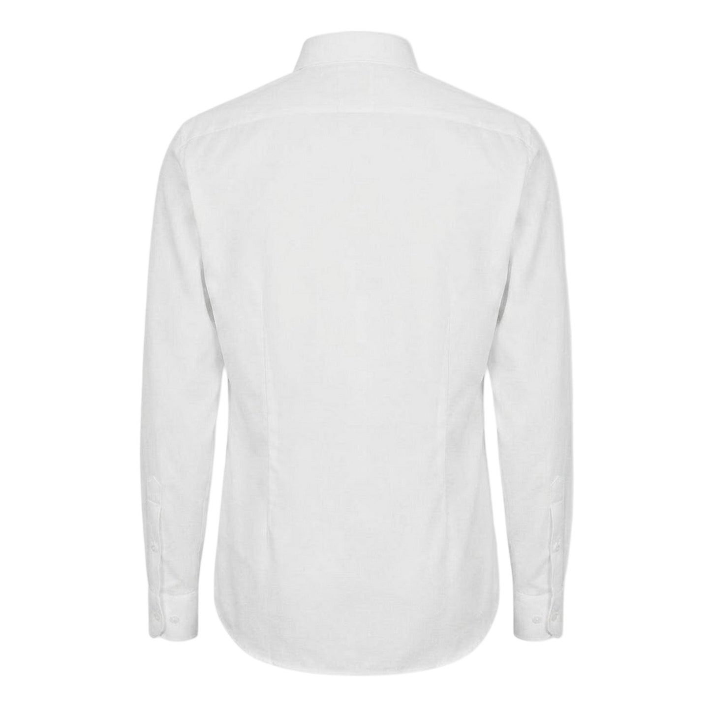 White - Back - Boss Mens Oxford Spread Collar Formal Shirt