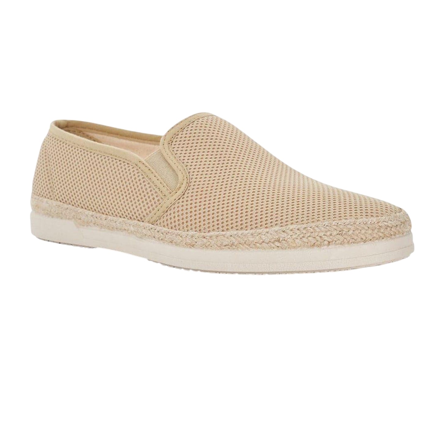 Beige - Lifestyle - Dune London Mens Ferdo Textured Flat Espadrilles