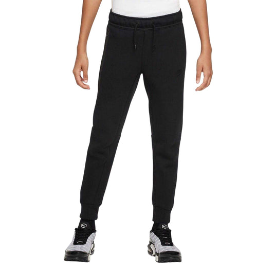 Black - Front - Nike Childrens-Kids Tech Fleece Joggers