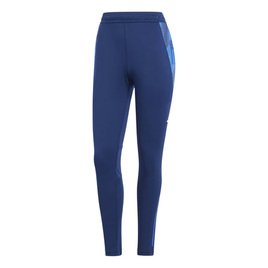 Navy Blue - Front - Adidas Womens-Ladies Tiro 24 Slim Tracksuit Bottoms