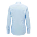 Light Blue - Back - Hugo Boss Mens Jenno Slim Shirt