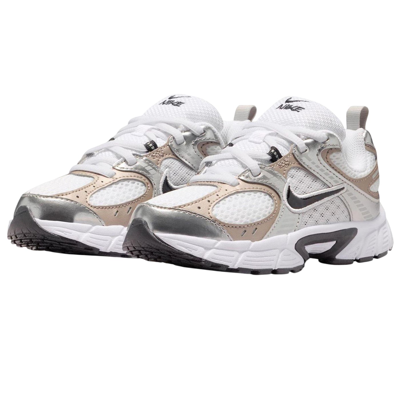 White-Black-Dark Grey-Dark Red - Lifestyle - Nike Childrens-Kids V5 RNR Running Shoes