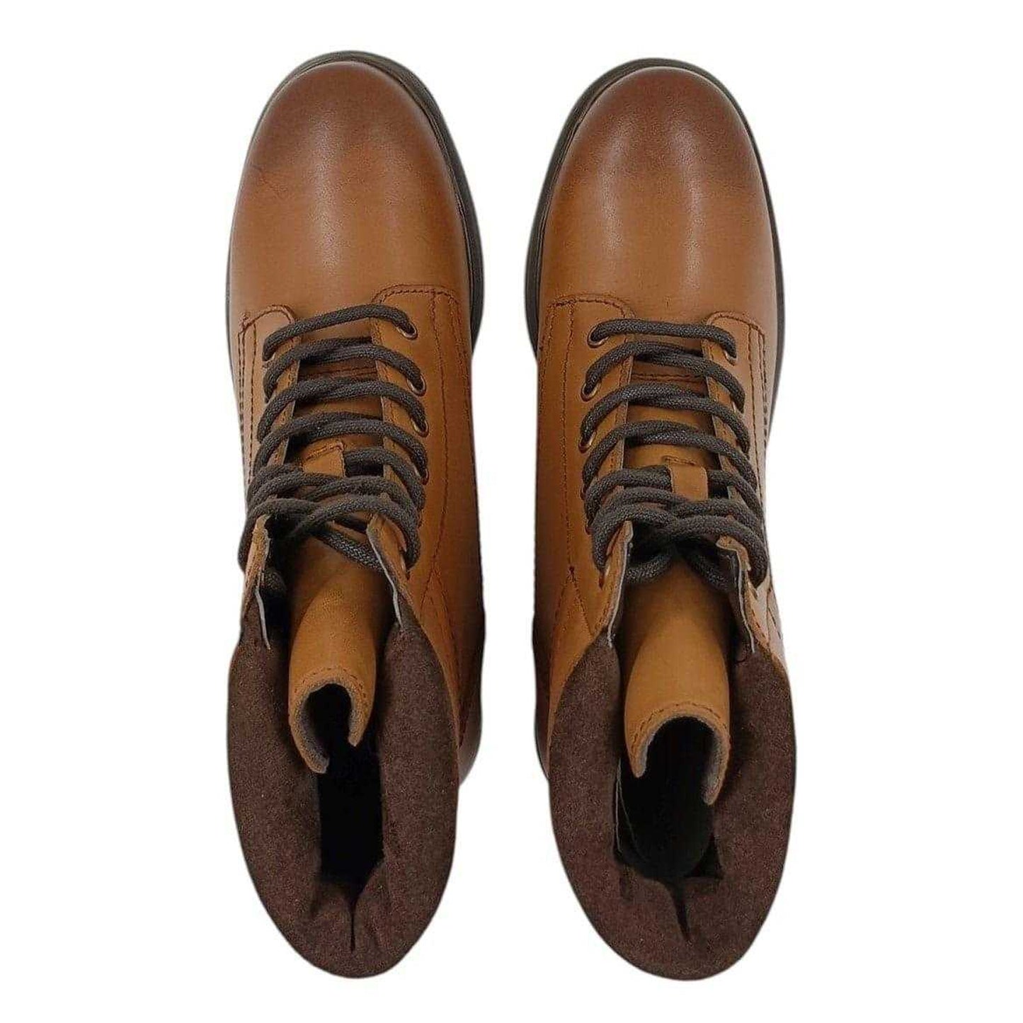 Dark Tan - Lifestyle - Firetrap Womens-Ladies Mystic Leather Ankle Boots