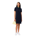 Blue - Lifestyle - Lacoste Womens-Ladies Petit Pique Polo Shirt Dress