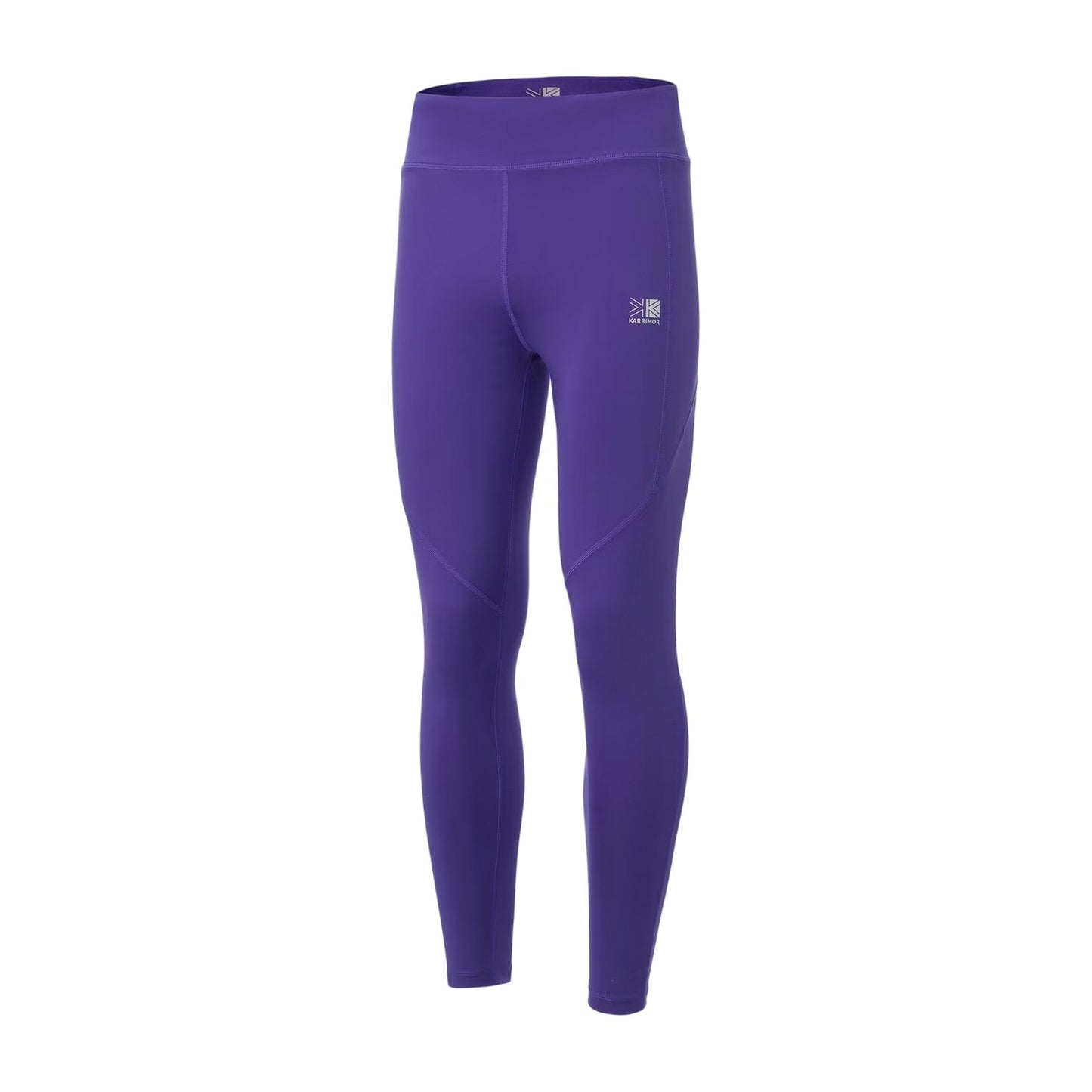 Purple - Side - Karrimor Womens-Ladies Logo Running Tights