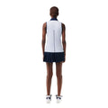 Blue - Back - Lacoste Womens-Ladies Lined Pleated Tennis Shorts