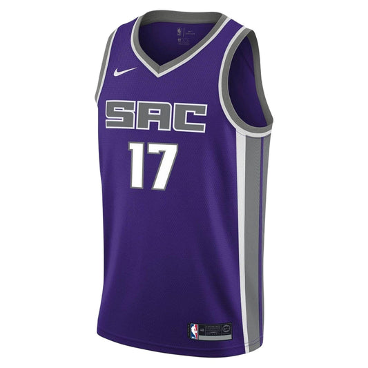 Purple - Front - Sacramento Kings Childrens-Kids Schroder #17 Basketball Jersey