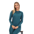 Teal - Lifestyle - Skins Womens-Ladies Series-3 Long-Sleeved T-Shirt