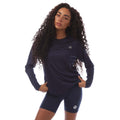 Navy - Front - Skins Womens-Ladies Series-3 Long-Sleeved T-Shirt