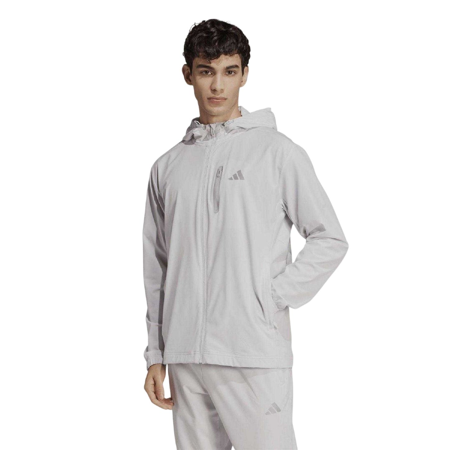 Grey - Lifestyle - Adidas Mens Own The Run Jacket