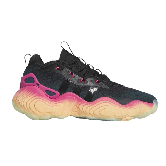 Multicoloured - Front - Adidas Mens Trae Young Basketball Shoes