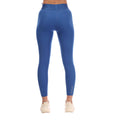 Blue - Back - Skins Womens-Ladies Series-2 Long Leggings