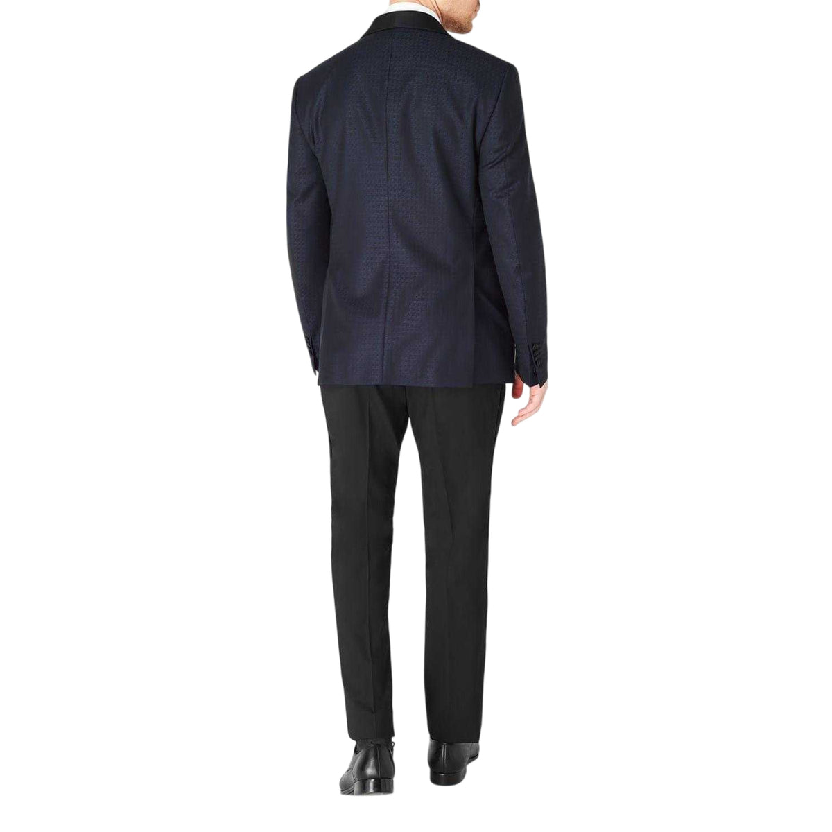 White - Pack Shot - Haines and Bonner Mens Tailored Long-Sleeved Shirt