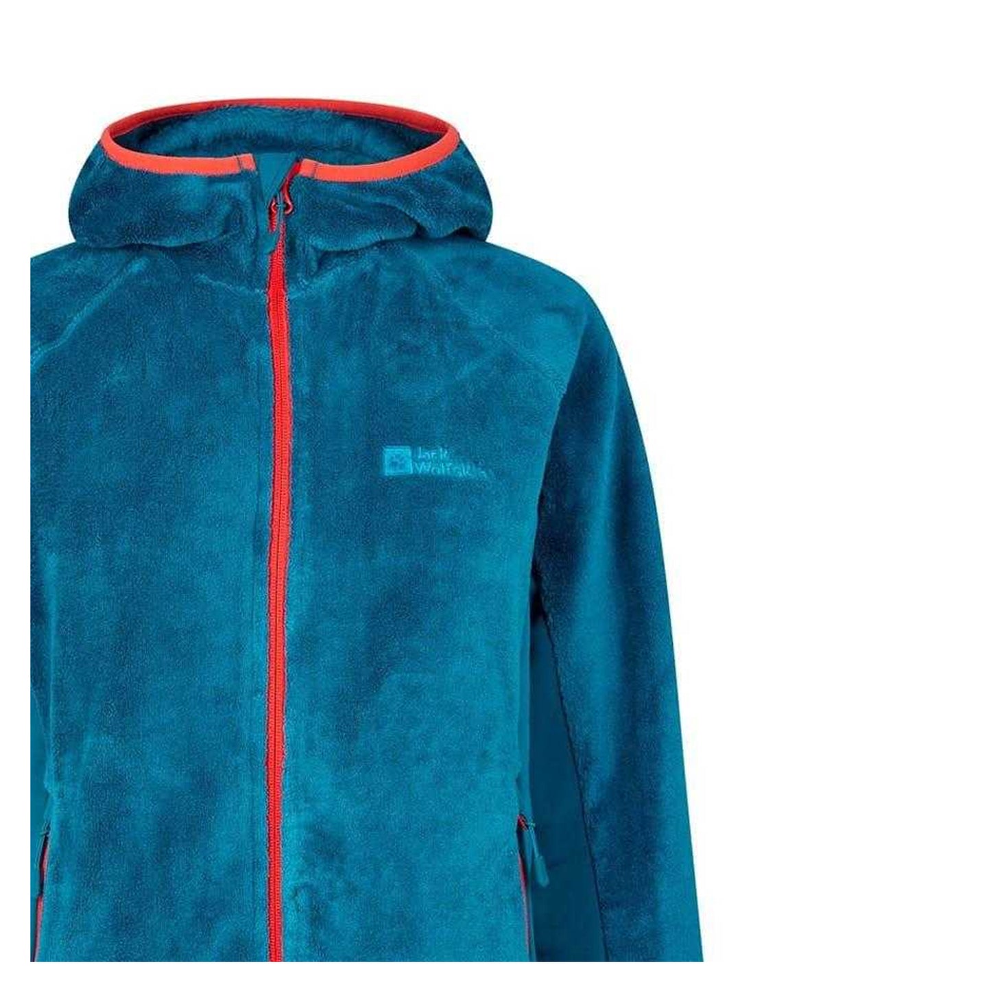 Blue - Side - Jack Wolfskin Womens-Ladies Rotwand Hoodie