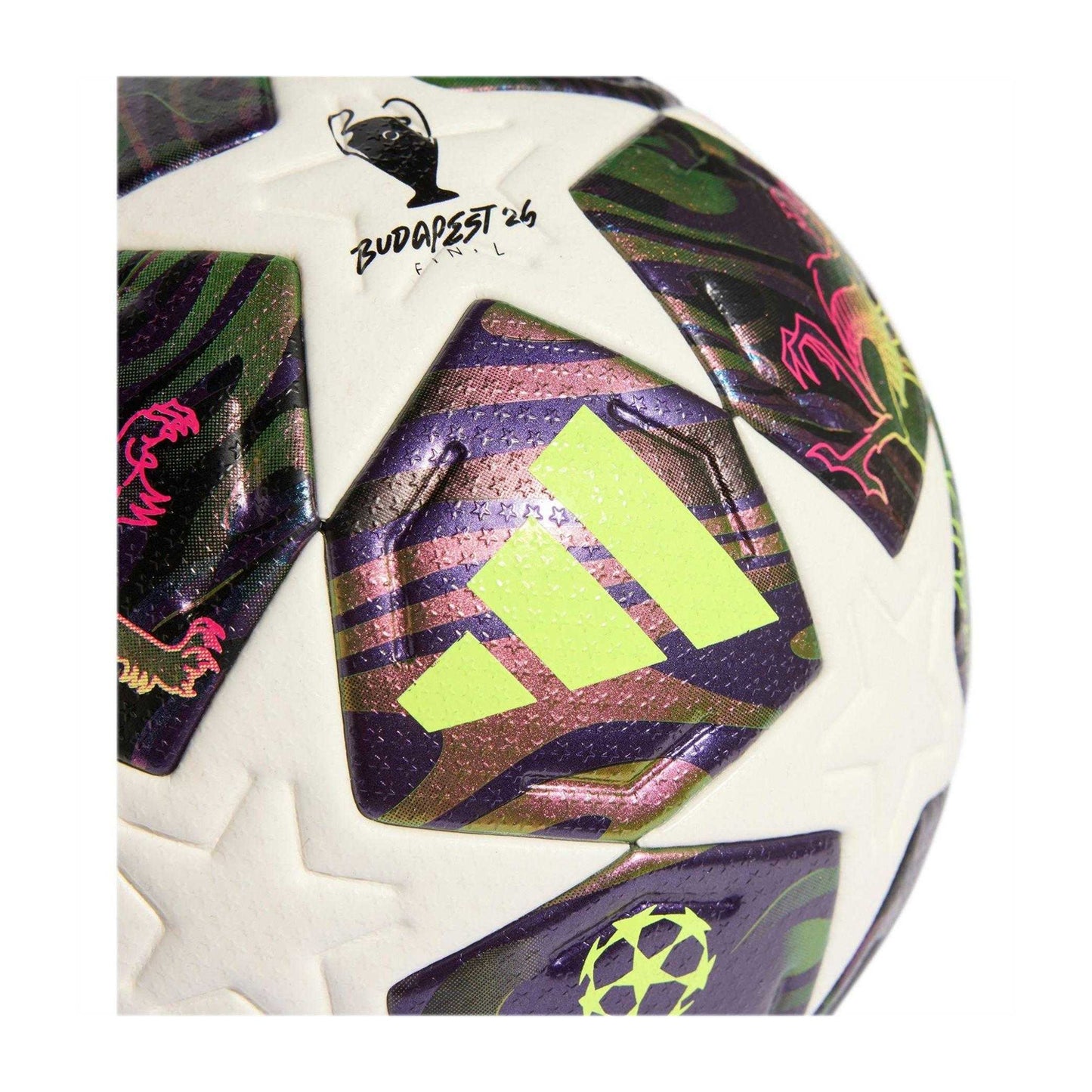 Purple-White - Side - UEFA Champions League Holographic Match Football