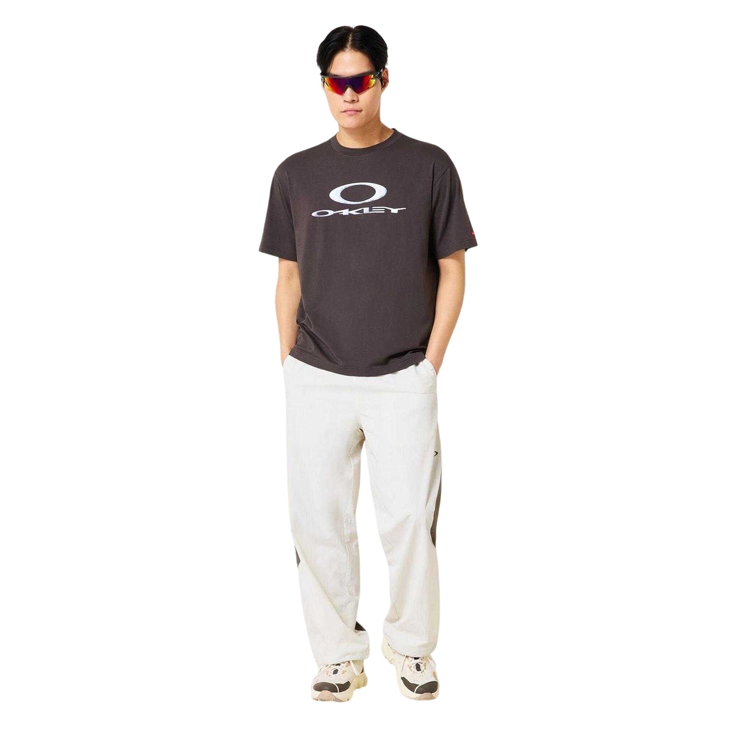Shadow Black - Side - Oakley Mens New Retro Logo T-Shirt
