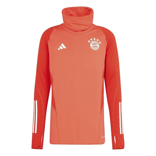 Red-Bright Red - Front - Adidas Mens Tiro 23 Pro FC Bayern Munich Thermal Top