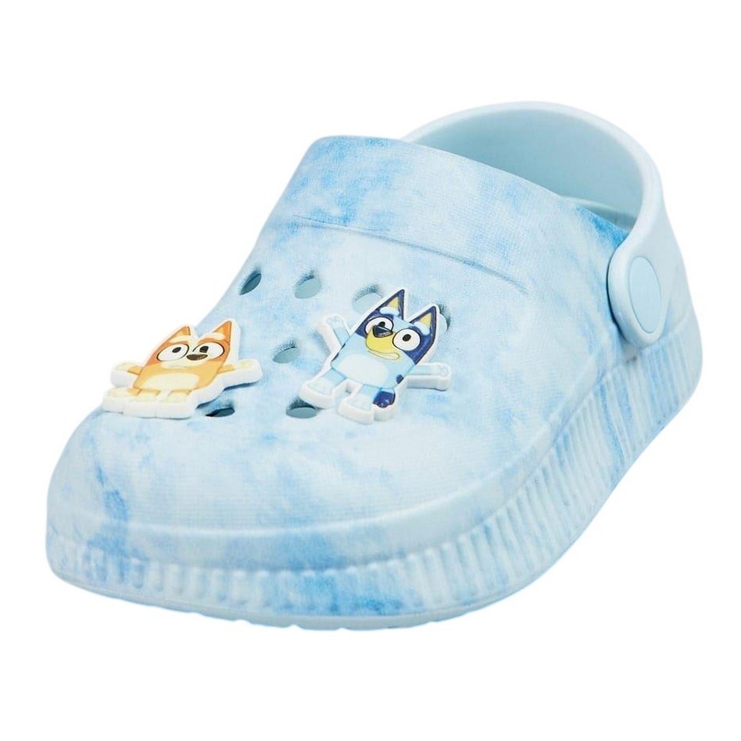 Blue - Lifestyle - Bluey Childrens-Kids Bluey & Bingo Tie Dye Clogs