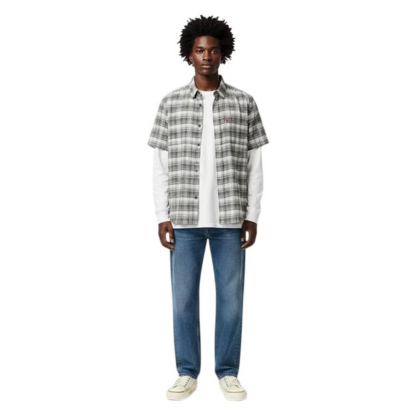 Blue - Pack Shot - Levis Mens 505 Regular Jeans