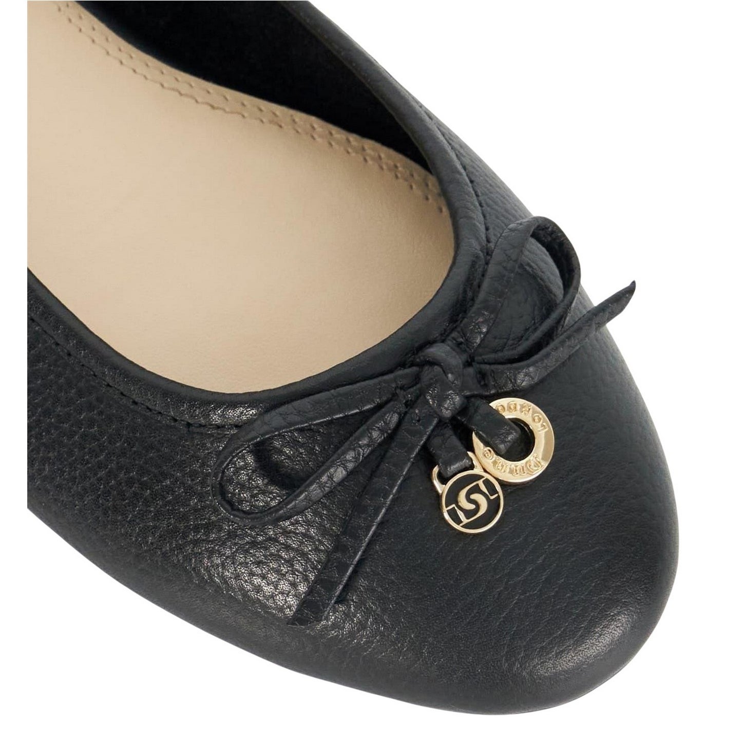 Black - Pack Shot - Dune London Womens-Ladies Harpington Leather Pumps