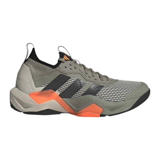 Silver-Orange - Front - Adidas Mens Rapidmove Adv Logo Trainers
