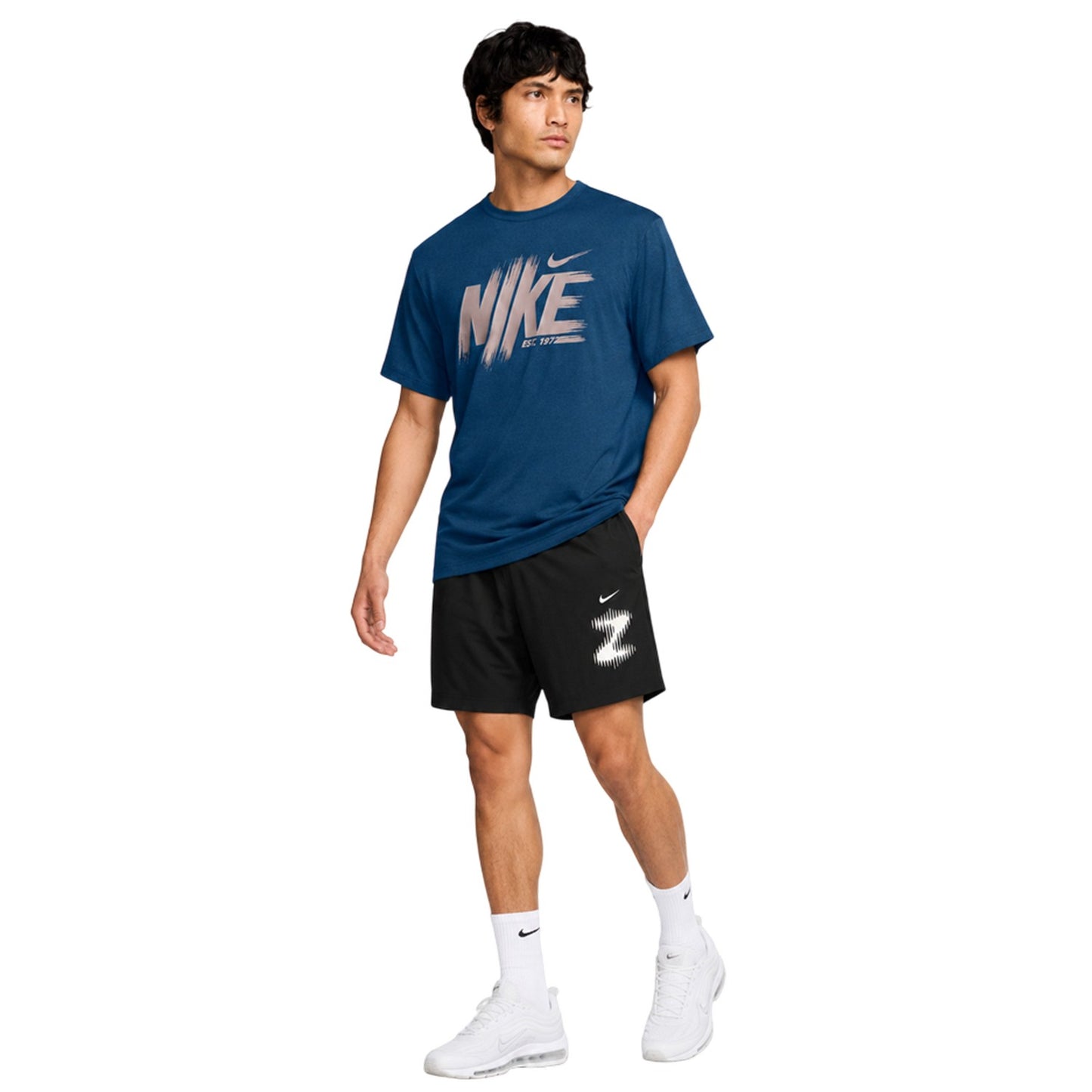 Blue - Lifestyle - Nike Mens Dri-FIT T-Shirt