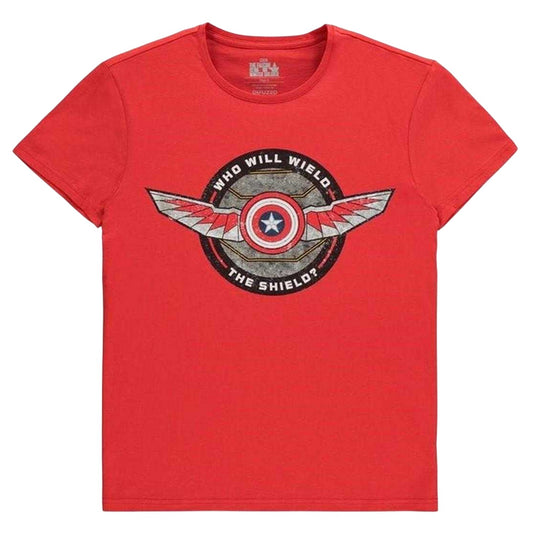 Orange - Front - The Falcon and The Winter Soldier Mens T-Shirt