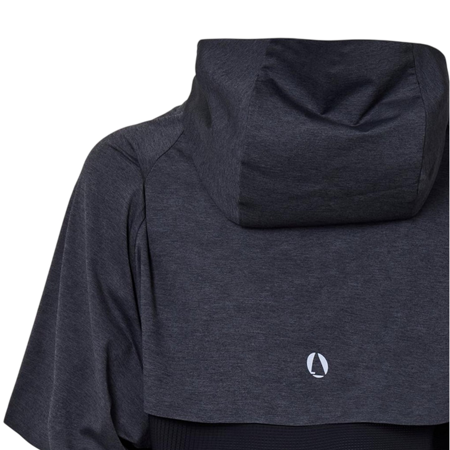 Grey - Back - Musto Womens-Ladies Carmna Crop Hoodie