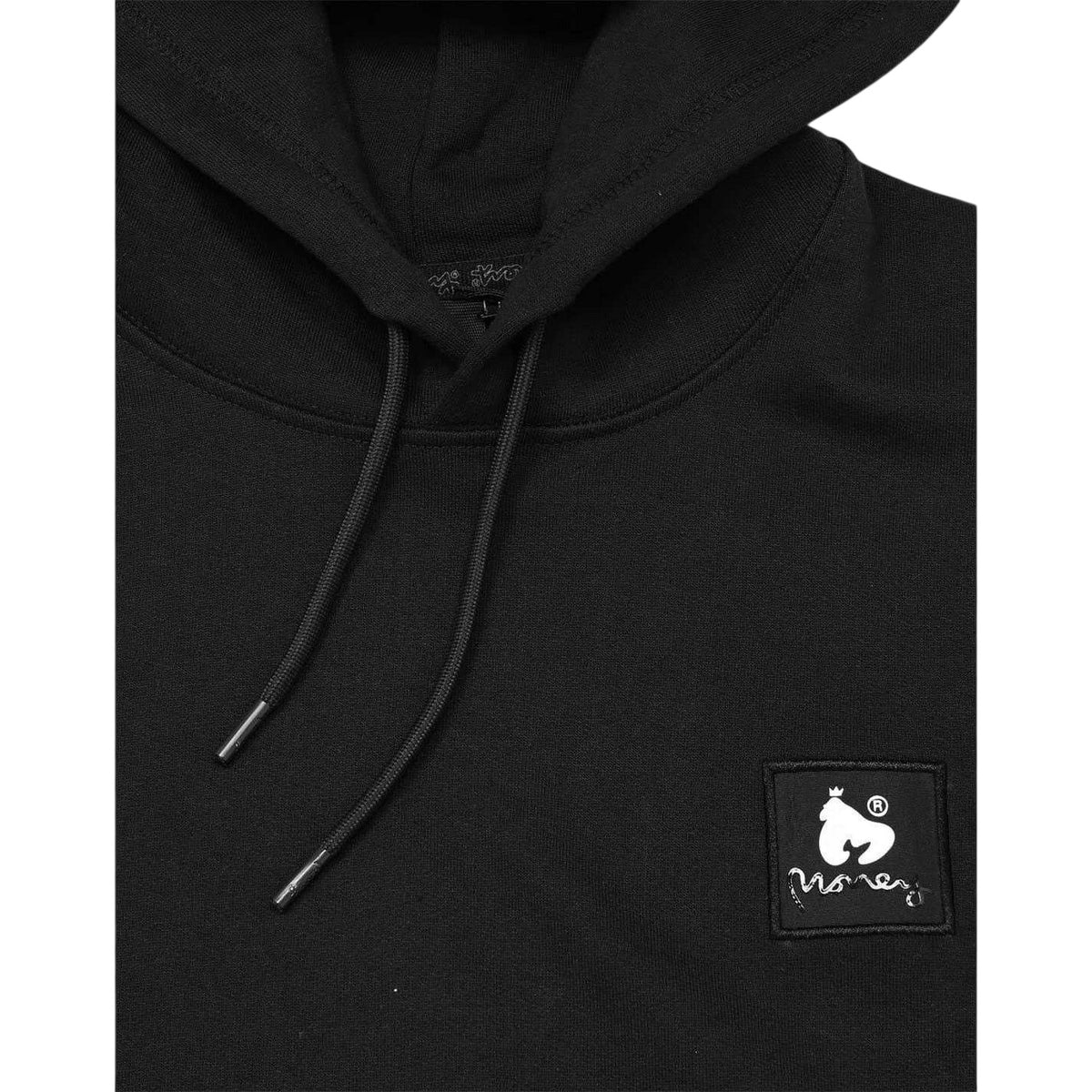 Black - Side - Money Mens Combo Patch Hoodie