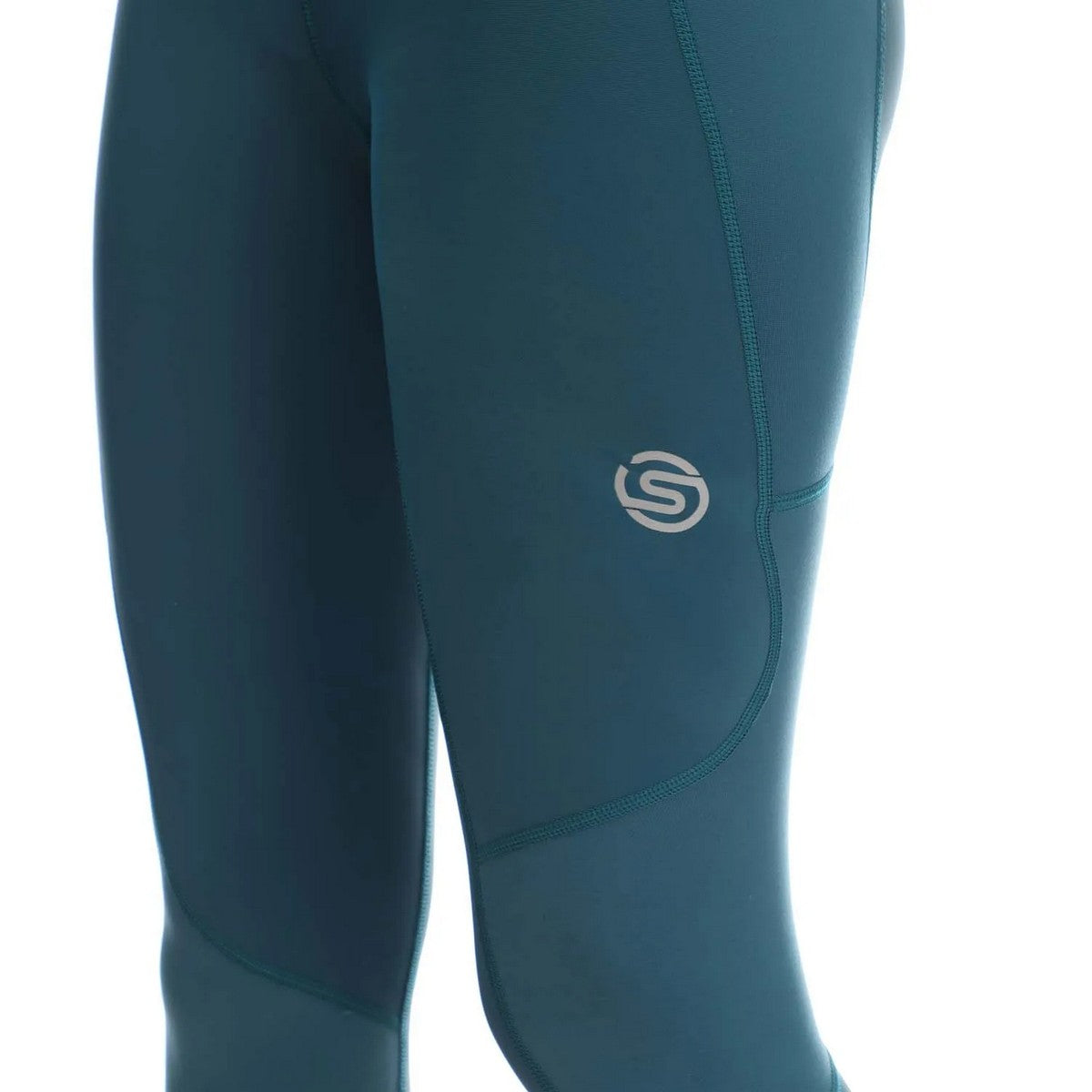 Teal - Side - Skins Womens-Ladies Series-3 Long Leggings