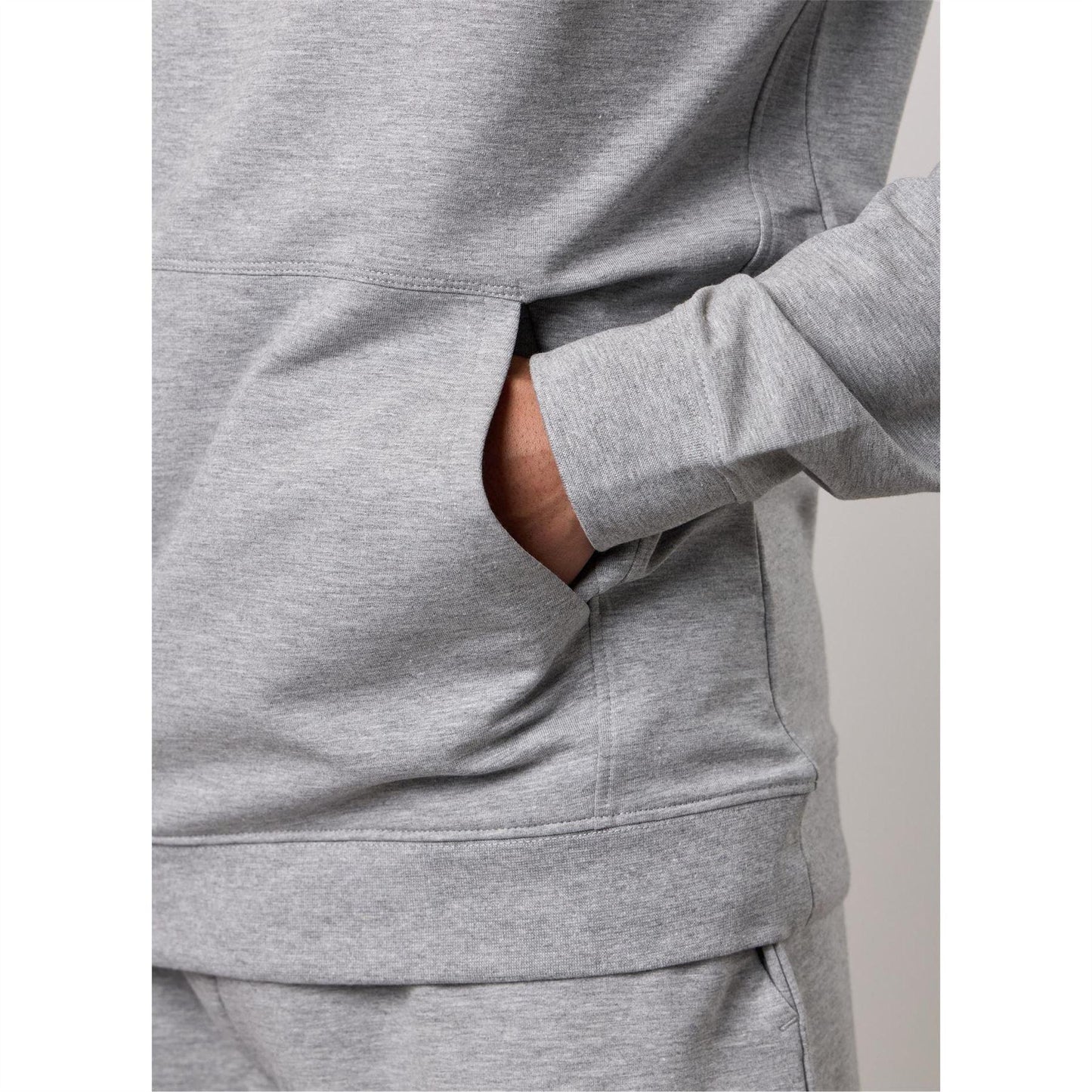 Grey Melange - Lifestyle - Gym King Mens Victory Loopback Hoodie