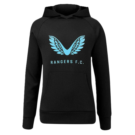 Brilliant White - Front - Castore Childrens-Kids Rangers FC Hoodie